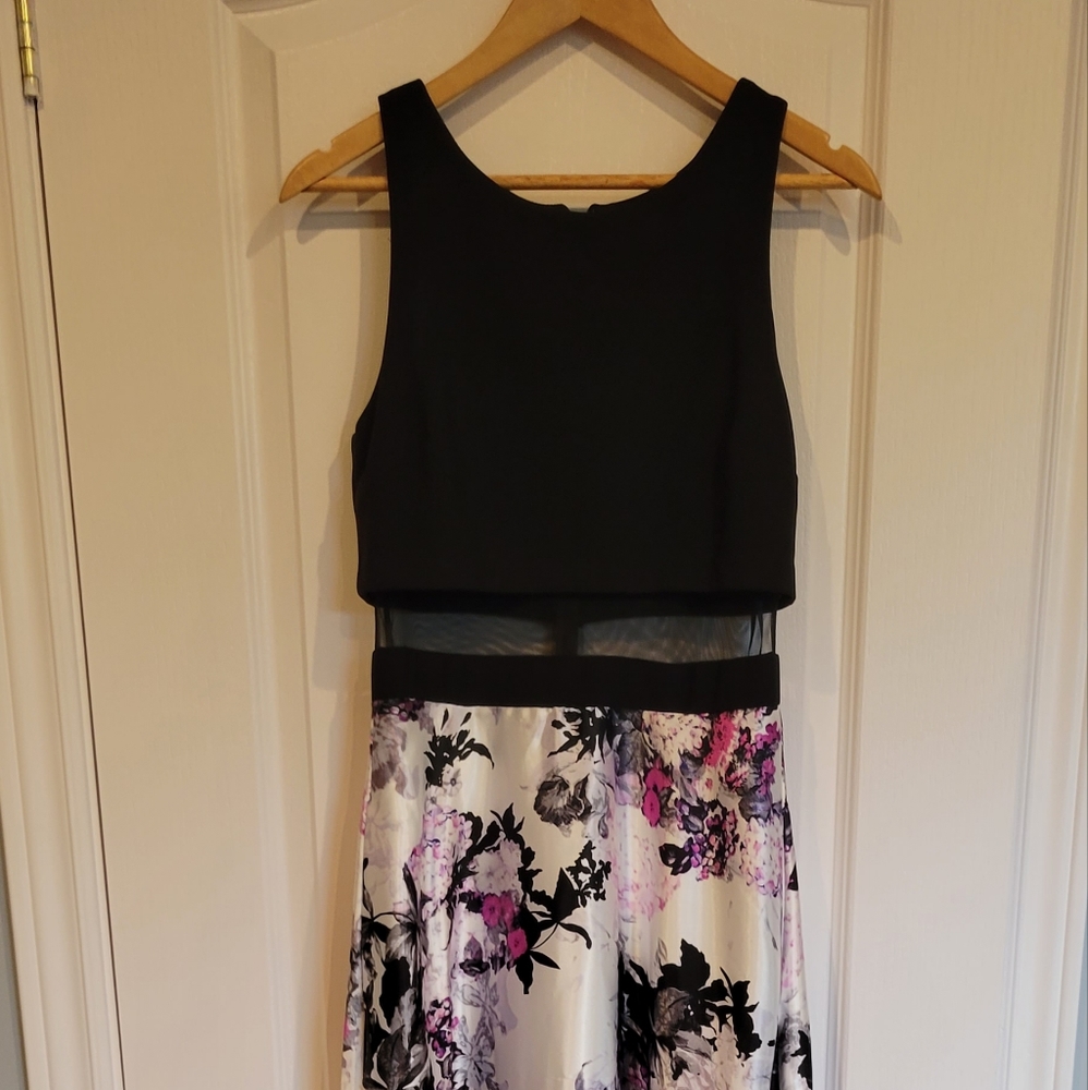 Long Floral dress.